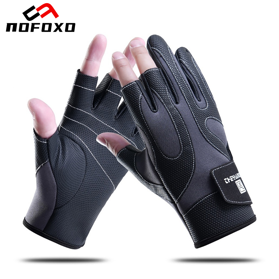 Cut Resistant Glove - NOFOXO Sarung Tangan Memancing 3 Jari