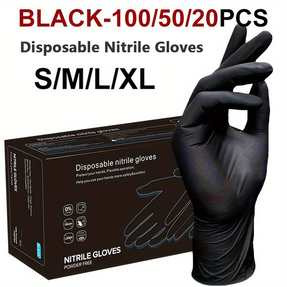 Nitrile Mechanic Glove - 20/50/100 Buah Sarung Tangan Sekali Pakai