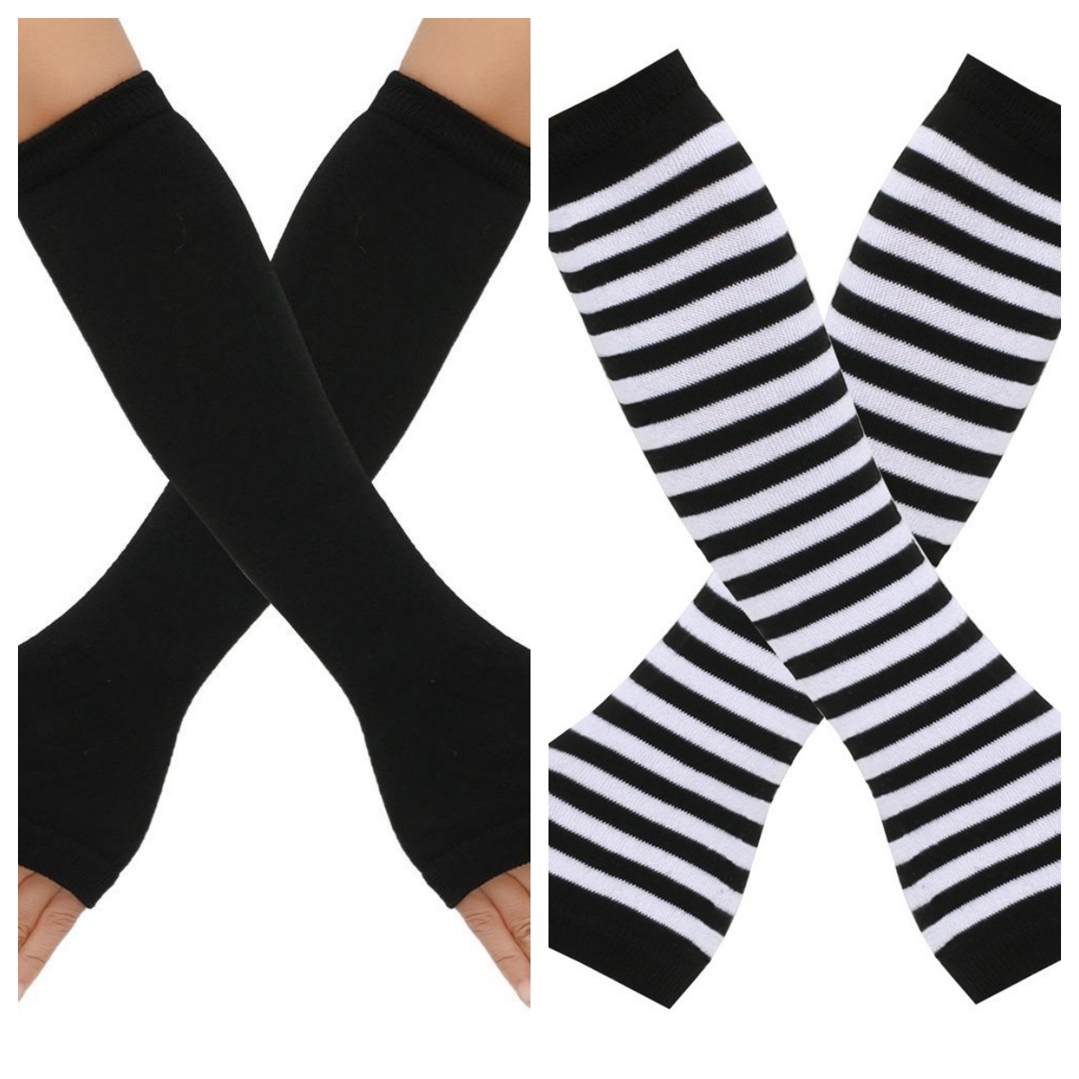 Fingerless Glove Knit - 2 pasang Sarung Tangan Rajut Panjang