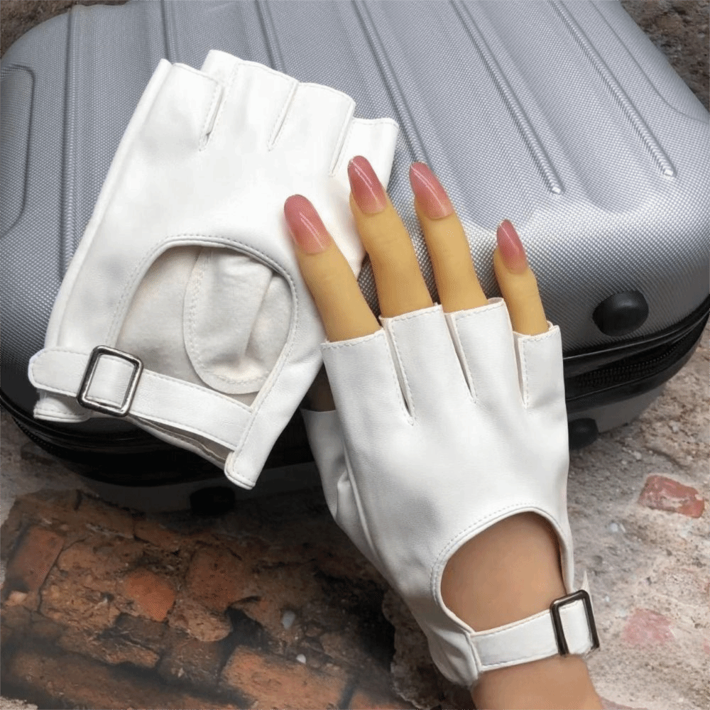 Sarung Tangan Tanpa Jari Tahan - Leather Driving Glove ulasan dan harga