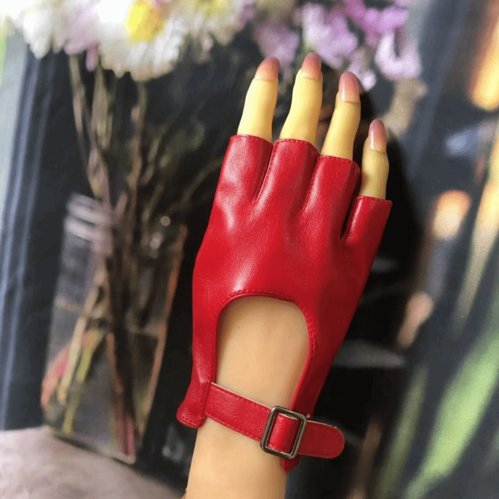Sarung Tangan Tanpa Jari Tahan - Leather Driving Glove ulasan dan harga