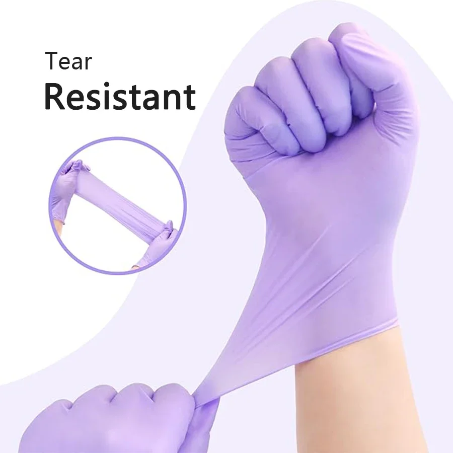10-100 Buah Sarung Tangan Nitr - Nitrile Mechanic Glove ulasan dan harga