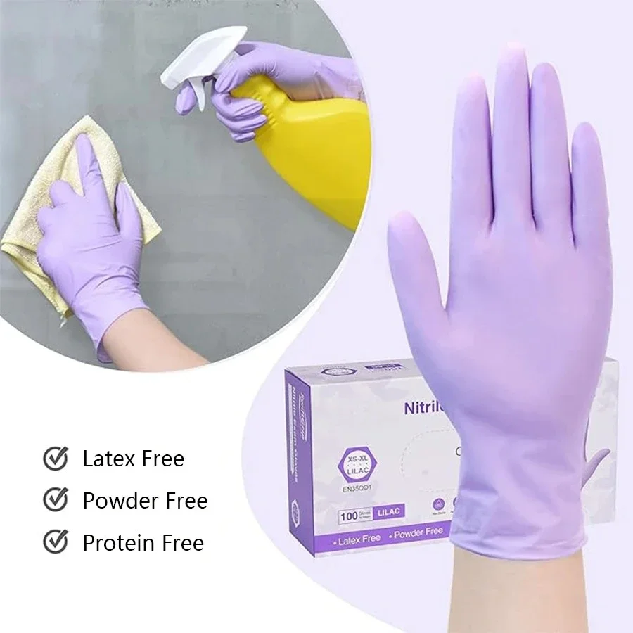 10-100 Buah Sarung Tangan Nitr - Nitrile Mechanic Glove ulasan dan harga