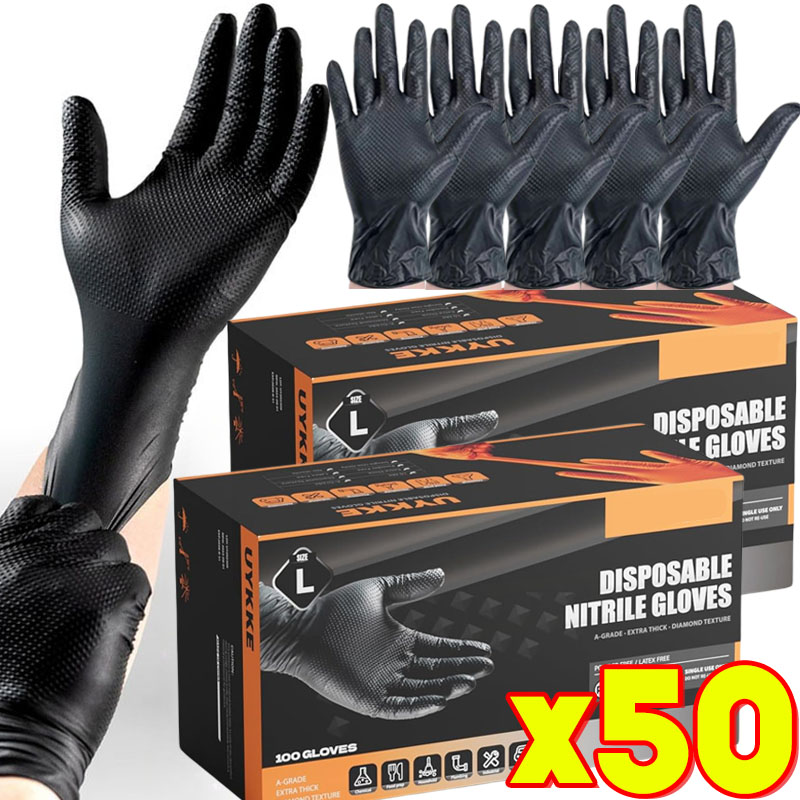 Sarung Tangan Nitril Hitam Sar - Nitrile Mechanic Glove ulasan dan harga