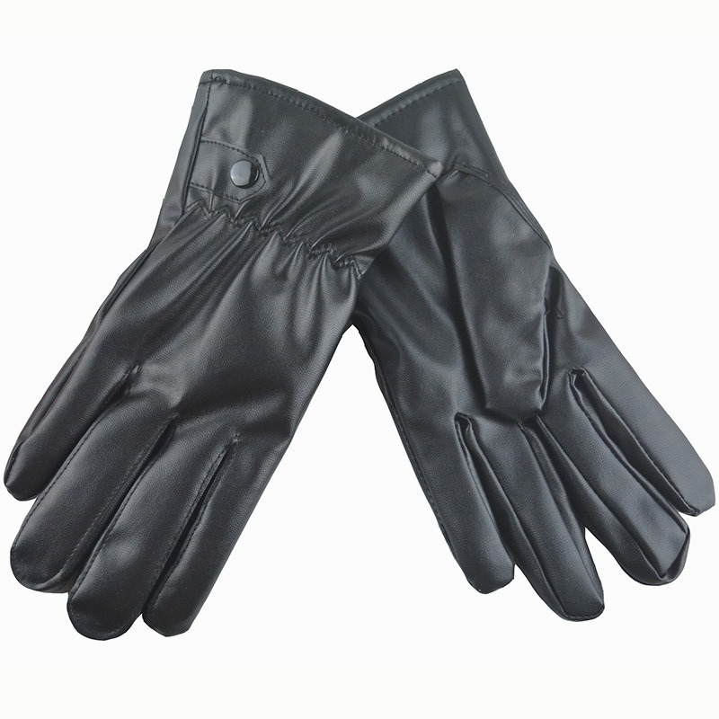 Sarung Tangan Kulit PU Hitam F - Leather Driving Glove ulasan dan harga