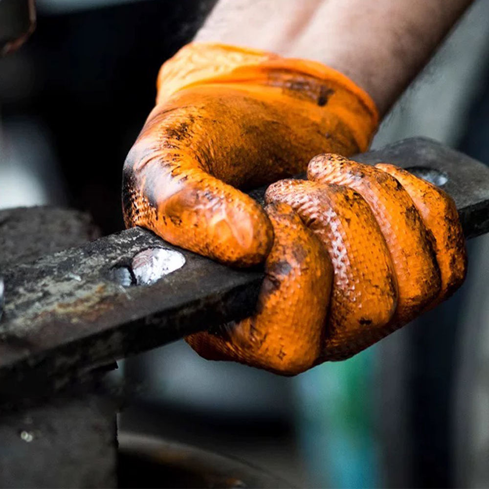 Sarung Tangan Nitril Heavy Dut - Nitrile Mechanic Glove ulasan dan harga