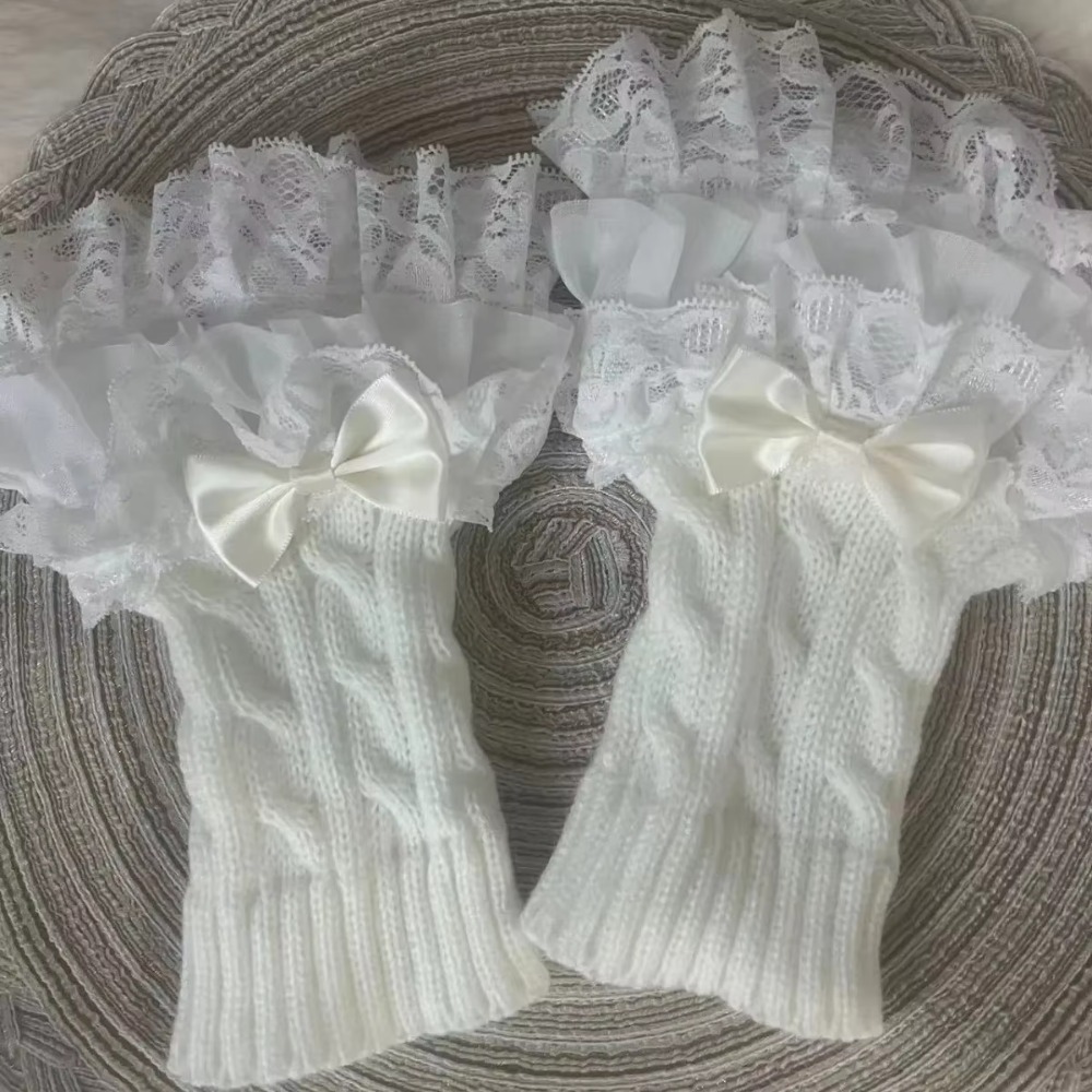 1 pasang sarung tangan renda b - Fingerless Glove Knit ulasan dan harga