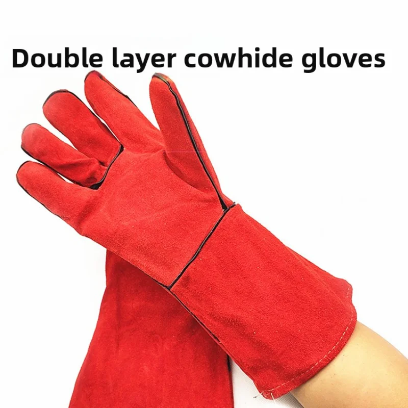Sarung Tangan Las Kulit Sapi L - Heat Resistant Glove ulasan dan harga